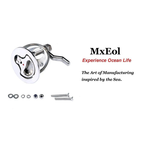 Rock Solid Stainless Steel Marine Boat Hatch Cam Latches With Hella Secure D Handle Compression Locks For Top Notch Deck And Compartment Mounting Badass Nautical Gear 2 Pack