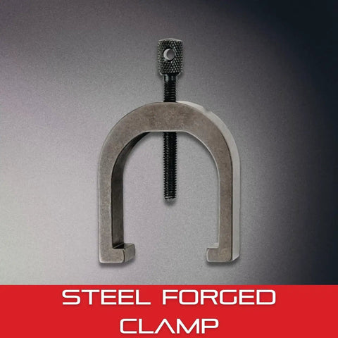 Heavy-Duty Hardened Steel Clamp For V-Block Workholding, 1 Inch (25mm) Capacity, Model 278B, front view