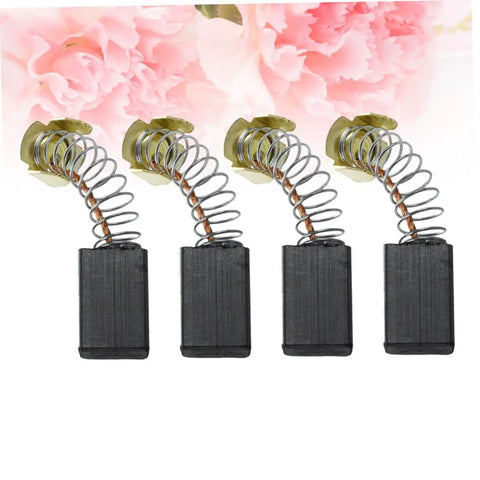 4Pcs Carbon Motor Brushes for Power Tools, Replacement Electric Hammer Drill Brushes with integrated leads and springs
