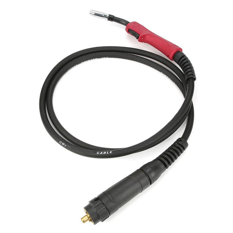 180A MIG Welding Torch Gun 15AK for MIG MAG Welder with ergonomic rubber handle and heat-resistant cable, air-cooled design