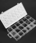 Heavy Duty Snap Ring Kit Circlips C Clips Set For Shafts And Bores, Internal And External Lock Rings, Industrial Fasteners, 225 Pieces, 18 Sizes