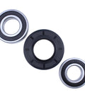 Drop In The Heavy Duty Replacement Washer Bearing Kit For Samsung Front Load Machines Dc6200156a 6601002632 showing two bearings and one gasket.