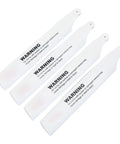 Dope Aluminum RC Helicopter Motor Blade Gear Parts Kit Replacement Set Gear Screw Kit For WLtoys XK K110S blades shown in white