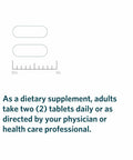 Dosage instructions for Calcium Citrate Supplement 500 Mg 120 Tablets For Strong Bones And Muscle Health No Fuss Digestion