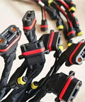 T30 Drone Arm ESC Repair Kit For Agricultural UAVs With M1 And M4 Arms showing color coded connectors and composite wiring