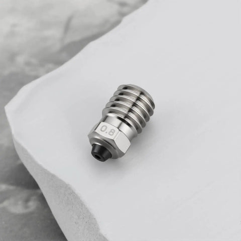 Heavy Duty 0.8mm Bimetallic Hardened Steel Nozzle 2 Pack 3D Printer Hotend Upgrades Designed For Bambu Lab X1 P1P P1s Carbon Models Rock Solid Heat Resistant Drop In Replacement Builds Built Tough