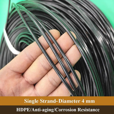 4mm black HDPE rod for Heavy Duty 1600W Handheld Plastic Extruder Welder Gun For HDPE LDPE PP Pipe Welding