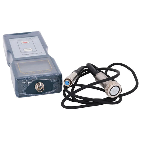 Digital Vibration Meter Vibrometer for Moving Machinery, Velocity Range 0.01 to 199.9 Millimeters Per Second, On Site Vibration Measurements, ISO 2954 Compliant, Detects Out of Balance and Misalignment, for Quality Control and Predictive Maintenance with probe cable