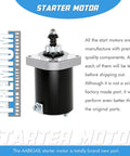 Heavy Duty Bolt On Engine Starter For FR691V FR730V FH491V FS481V FS541V FS600V FS604V AS04, steel gear, shown vertically