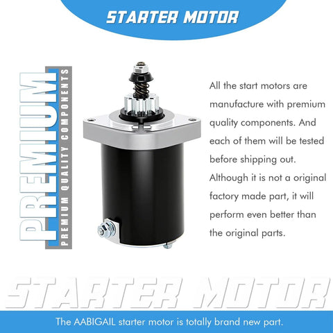 Heavy Duty Bolt On Engine Starter For FR691V FR730V FH491V FS481V FS541V FS600V FS604V AS04, steel gear, shown vertically