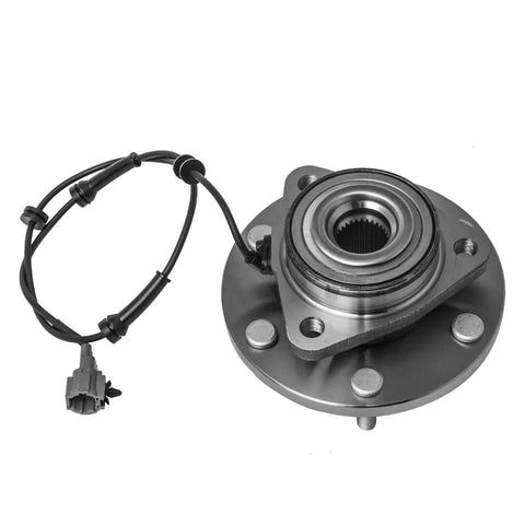 Front Wheel Bearing And Hub Assembly Compatible With 2004 2005 2006 2007 Nissan Titan, 2005 2006 2007 Armada, 2004 Pathfinder And Infiniti QX56 With ABS
