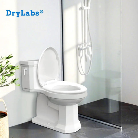 Round Toilet Seat 16.5 Inch Soft Close White Plastic With Rock Solid Mounting That Stays Put All Day Long Smooth Close Action Quick Install Job Total Bathroom Glow Up For Your Home