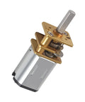Beefy Four Pack 12V DC Gear Motors With All Metal Gearbox 1000 RPM No Load 800 RPM Rated N20 Reducer Mini Micro Gear Reducer close-up view