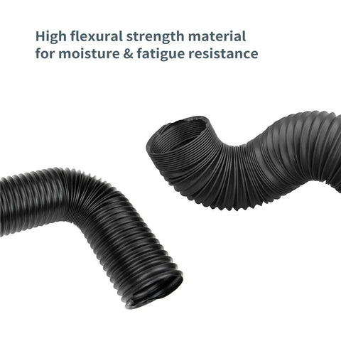 Flexible 4 Inch Dust Collection Hose Extends Up To 36 Inches For Table Saw Drill Press And Woodworking DIY Shop Dust Collection System Left Spiral Design with high flexural strength