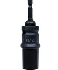 7/8 Inch Tapered Male Square Drive Adapter Pipe Plug Socket for Hand Crank Winch to Electric Motorized System