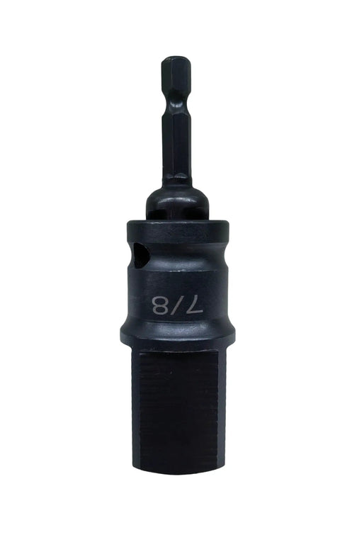 7/8 Inch Tapered Male Square Drive Adapter Pipe Plug Socket for Hand Crank Winch to Electric Motorized System