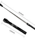 Extendable magnetic flashlight tool, ideal for DIY use