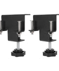 No Sweat 2 Piece Cabinet Clamps For Drawer Face Frame Positioning Quick Install Guide featuring solid black steel build and rubber pads.