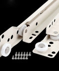 Heavy Duty Drawer Slides And Cabinet Rails Set For Smooth Sliding Thickened Keyboard Tray And Computer Table Chute Fits Wooden Drawers