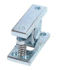 Double Roller RV Door Latch Zinc Alloy Spring Loaded Door Catch 2 Pack for RVs, trailers, zinc alloy body, close view.