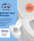 Dual Stream Fresh Water Bidet Toilet Seat Attachment Non Electric For Elongated Seats Easy Install Clean Your Front And Back