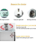 Hella Precise Digital Grain Hardness Tester Grab And Go Field Tool showing HD screen, simple operation, and buzzer alarm features.