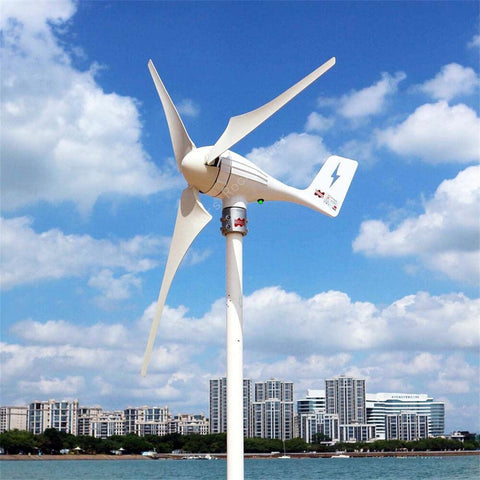 Wind Turbine Wheel Hub And Cap Kit With 3 Blades For Horizontal Turbines DIY Friendly Windmill Accessories 100W To 1000W Includes Screws And Nuts