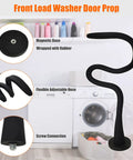 Premium Magnetic Washer Door Prop For Front Load Washers Keeps Gasket Dry And Fresh By Holding Door Ajar, featuring a rubber-wrapped magnet base.