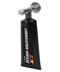 Precision Point Grease Gun for Tight Spaces and Bearings, Vacuum Powered for Mess Free Lubing, Easy One Hand Control, Durable Black Build, Ideal for Garage and Shop Maintenance, 3.5 oz Cartridge shown with lubricant tube and nozzle