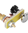 Heavy Duty Welding Magnetic Ground Clamp With 02 Inch Brass Connector And Thick Insulation for secure metal attachment.