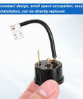 Three Pack Thermal Overload Protector for Refrigerators and Freezers 750W 1HP shown close-up, highlighting two-pin design.