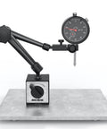 Dial Indicator Gauge With Magnetic Base Your Go To Tool For 3D Printers Table Saws CNC Machines Auto Repair And Workshop 0 To 1 Inch One Thousandth Inch Graduation 176 Lb Max Pull on metal surface