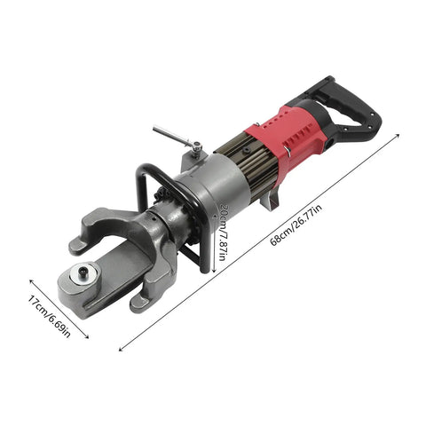 This 1150W Hydraulic Electric Rebar Bender is a total game changer for construction sites, measuring 68cm for efficient bending.