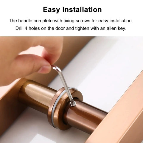 Installation of Glass Sliding Door Handle Hardware With Slick Pulls And Fittings For Commercial Use In Restaurants And Offices