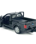 1/36 Scale Diecast Pickup Truck With Trailer And Horse Transporter Open Doors Farm Rig, metal toy car with open doors and hitch