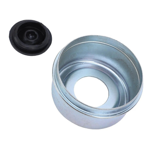Wheel Bearing Protector Dust Cap Cover 2.72 Inch Precise Fit for Boat Trailer Marine and RV Axles metal and rubber components