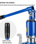 Heavy Duty Hydraulic Bearing Puller, 20 Ton Portable Gear Puller Kit Featuring Two Or Three Jaws, Forged Steel Wheel Bearing Separator Tool with rubber handle.
