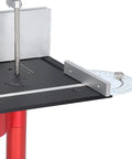 Tough as Nails Router Table Insert Plate With Heavy Duty Lift Base Support Rod Kit For Fast Woodworking Trim and Chamfer Work.