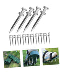 Lawn Aerator Shoes Spikes Replacement Pegs 1.77 Inch Metal Stakes For Yard And Garden Soil Aeration Durable Heavy Duty Set Of 20