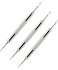 Pro Grade Watch Pin Removal Tool Set 3 Pack Stainless Steel Double Ended Spring Bar Tool For Watch Band Sizing Link Removal And Repair Kit
