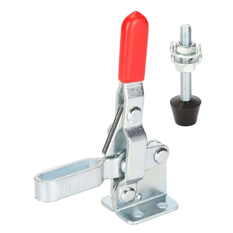 Toggle Clamp With Quick Positioning Fixture And Plastic Handle For Metal Plates And Circuit Boards, Fast Rock Solid Hold