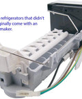 134A Refrigerator Ice Maker Add On Kit, Model Specific Assembly For W10715708 W11510803, Not Universal, AP7179124 Compatible, close-up view