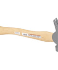 DF Series 16 Oz Framing Hammer with Smooth Face and Hickory Handle shown with a straight handle and drop-forged steel head