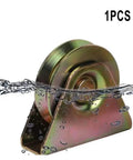 Heavy Duty Steel V Groove Track Wheel Delivers Ultra Smooth Rolling For Sliding Gates And Industrial Machinery With Rock Solid Bracket Built Tough For Daily Grind Use, submerged in water.