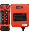 Six Button Industrial Wireless Crane Hoist Remote Control With 100 Meter Range, Built Tough Heavy Duty IP65 Weatherproof Transmitter And Receiver