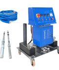 Autonomous Foam Machine For Polyurethane Insulation Spraying with spray guns and hoses for protective coating use.