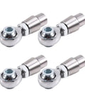 Durable Heavy Duty Garage Ready 4 Piece Heim Joint Rod End Kit With Spacers 5/8 Inch 18 Thread Spherical Bearings visible from multiple angles.