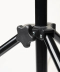 POWERTEC 1/4-20 black star knob with bolt on adjustable metal stand joint