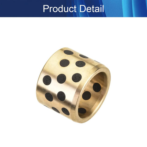 Heavy Duty Sleeve Bearing 20Mm Id X 26Mm Od X 20Mm Length Oilless Plain Bushing Carbon Steel Bronze Core showing detailed design and structure.