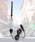 Automotive Wire Piercing DC Voltage Circuit Tester For 6V 12V Systems With 59 Inch Cord Three Interchangeable Probes For Touch Or Pierce Testing LED And Buzzer Indicator For Quick Wiring Checks, black probe and cord